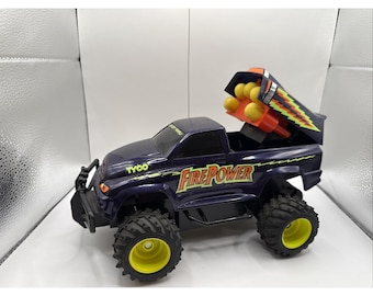 Piezas de reparación para misiles de espuma del camión teledirigido Tyco RC Firepower 6.0V azul