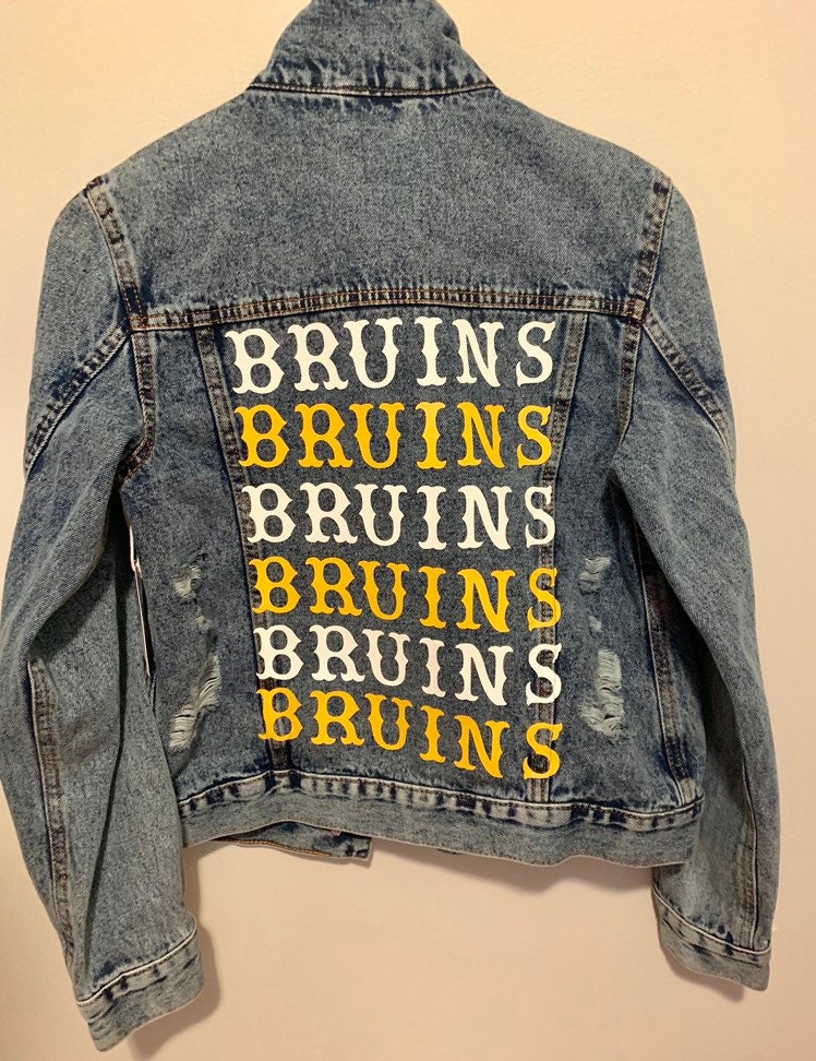 Boston Bruins Custom Denim Jacket 