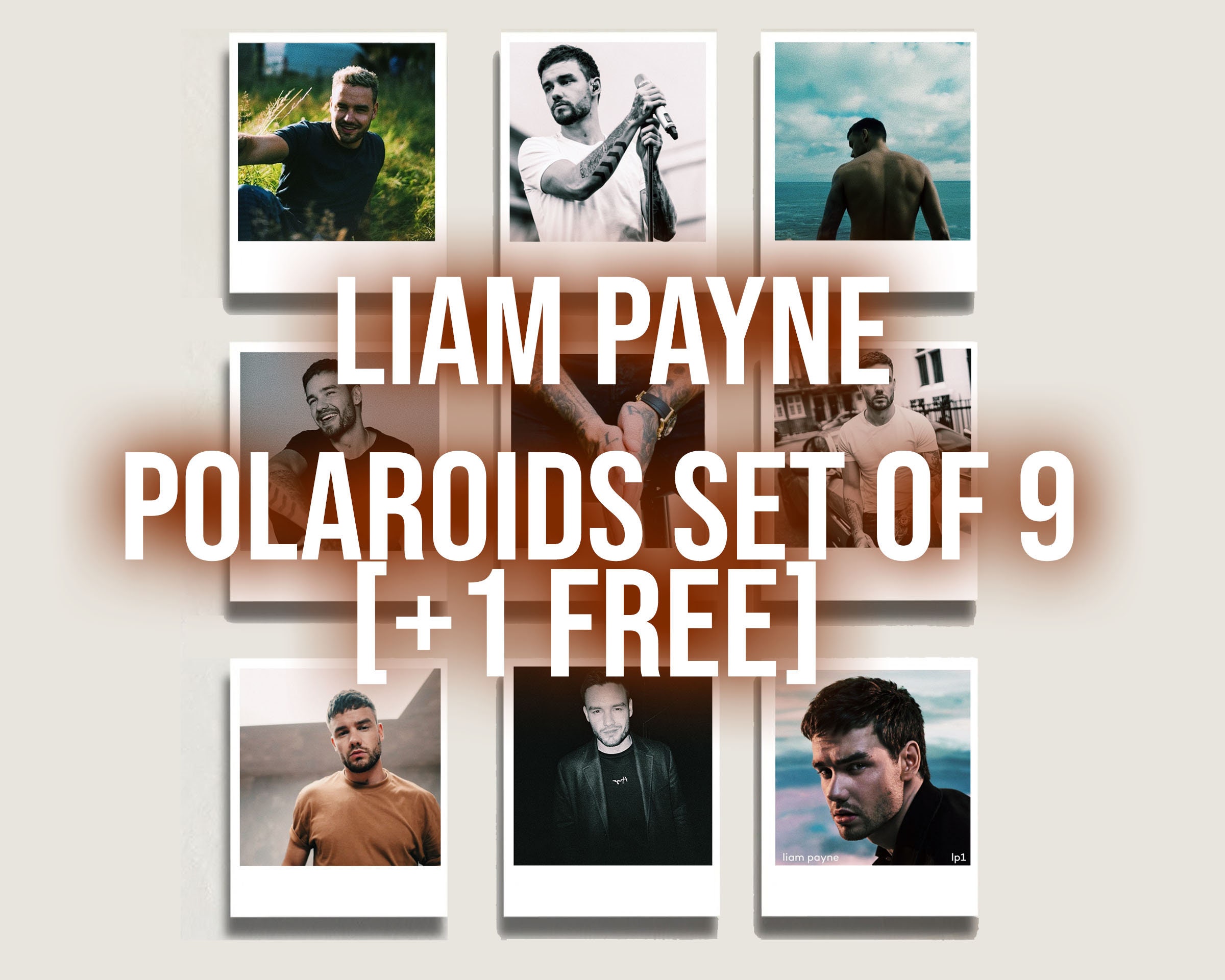 Liam Payne Polaroids Set Of 9 [+1 Free]