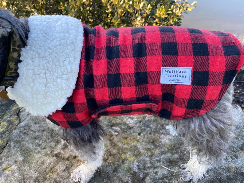 Lumberjack Dog Coat Etsy