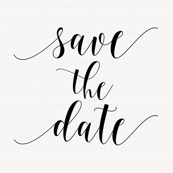 Download Save The Date Svg Cut File Save The Date Clipart Save The Etsy