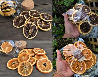 ORANGE SLICE DRIED  Lemon Making soaps  Making candles  Dried  Orange  Dried Lemon  Witch Ornamen Spell  jar Bundle making prosperity spells