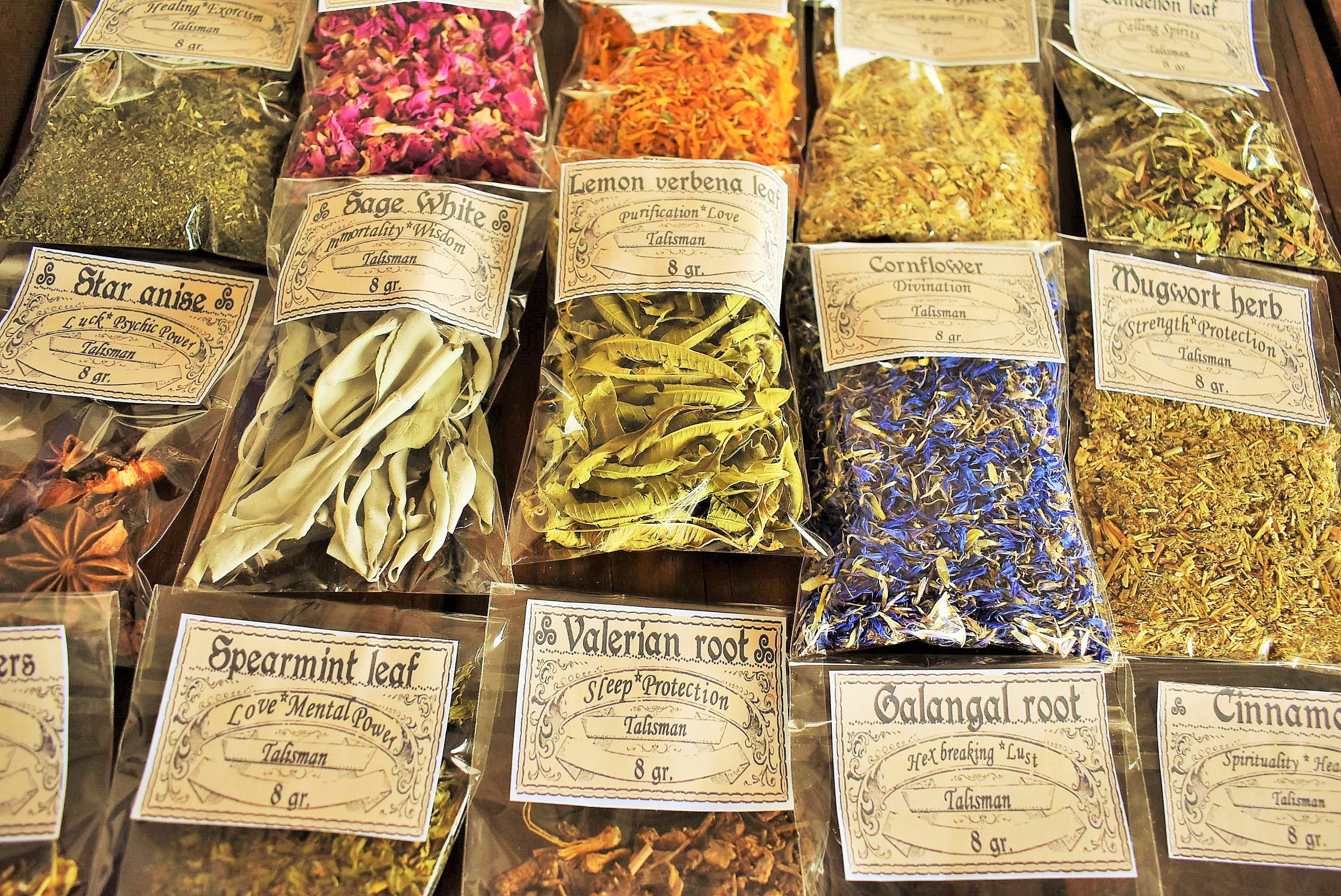 LOT HERB BAGS of 1230 507090180190 Herbs Bags Set Etsy