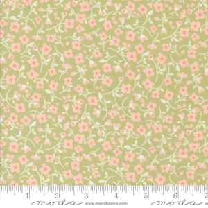 Dainty Meadow Yardage Meadow Small Floral Pear, Heather Briggs My Sew Quilty Life, Sold in 1/2 yard increments, Moda Fabrics, 31744 20