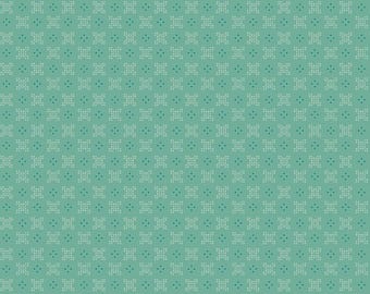 Piece & Plenty Yardage Stitching Sea Glass, Lori Holt Bee In meiner Mütze, Verkauft in 1/2 Yard Schritten, Riley Blake Designs, C15884 Seaglass