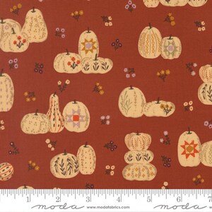 Stoffreste „Pumpkin Patches Fall Rust“, Fancy That Design House, erhältlich in 0,5-Yard-Schritten, Moda Fabrics 45653 15