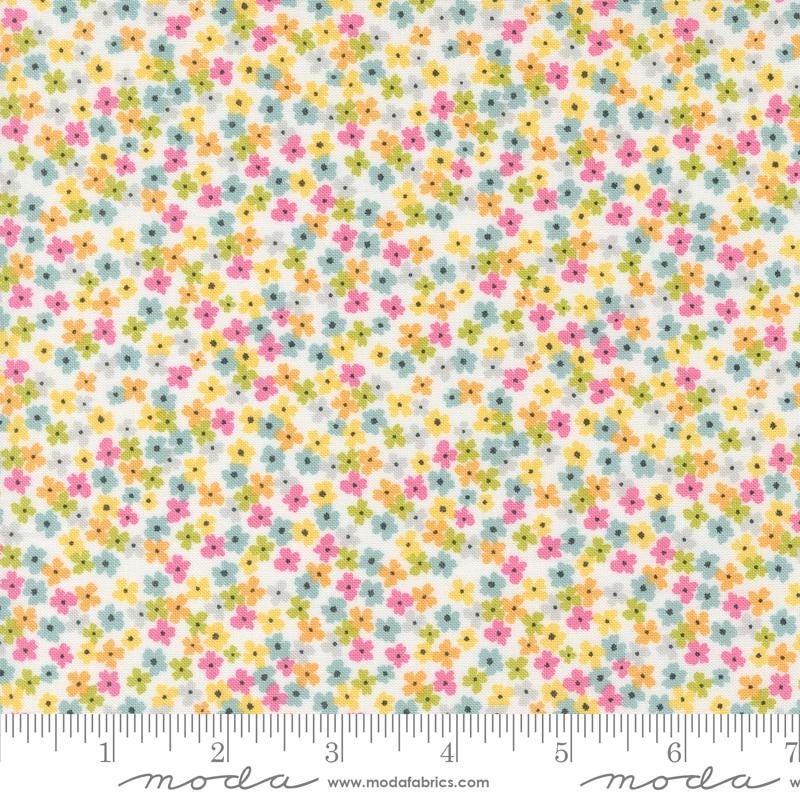 Shine Yardage Bloom Small Floral Cloud by Sweetwater, Sold