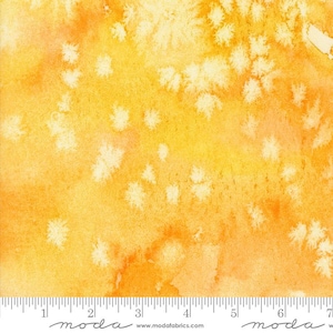 Floribunda Yardage Flow Basics Watercolor Sunflower by Create Joy Project, Sold in 1/2 yard increments, Moda Fabrics, 8433 103