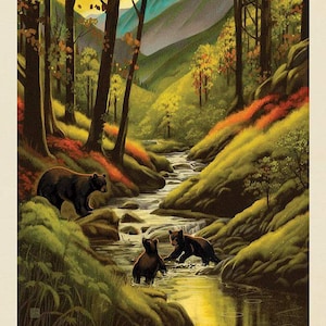 National Parks Great Smoky Mountains Panel by Anderson Design Group, Riley Blake Designs, PD16132