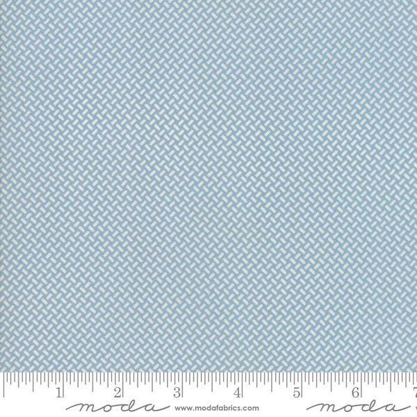 30's Playtime 2018 Dashes Blender Blue Yardage by Chloe's Closet, Sold in 1/2 yard increments, Moda Fabrics, 33358 16