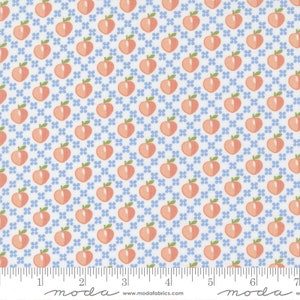 Peachy Keen Yardage Peaches Off White, Corey Yoder, Sold in 1/2 yard increments, Moda Fabrics, 29171 11