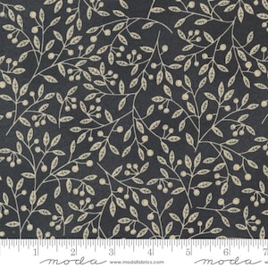 Bloom and Grow Yardage Cherry Toss Florals and Vines de Kathy Schmitz, se vende en incrementos de 1/2 yarda, Moda Fabrics, 7051 16