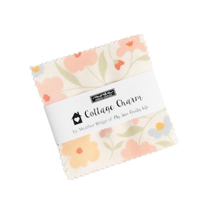 Cottage Charm Mini Charm Pack by Heather Briggs of My Sew Quilty Life, Moda Fabric, Precut 2.5&quot; squares