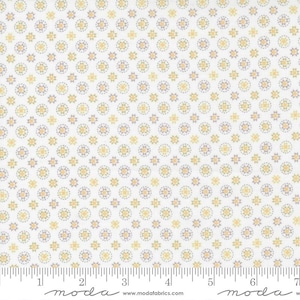 Buttercup & Slate Yardage Stitched Stars Quilt Block Cloud, Corey Yoder, Sold in 1/2 yard increments, Moda Fabrics, 29155 11