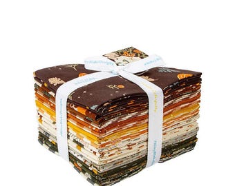 Paquete Pumpkin Spice Fat Quarter de Simple Simon & Co., Riley Blake Designs, Precortes