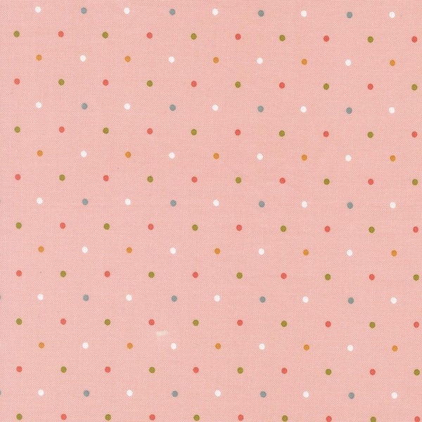 Wild Honey Magic Dot Yardage Blender Dots Carnation by Lella Boutique, Sold in 1/2 yard increments, Moda Fabrics, 5230 52