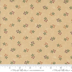 Daisy Lane Yardage Trio of Blooms Florals Dandelion Multi, Kansas Troubles Quilters, Sprzedawane w 1/2 jarda, Moda Fabrics, 9761 11