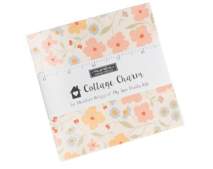 Cottage Charm Charm Pack by Heather Briggs of My Sew Quilty Life, Moda ...