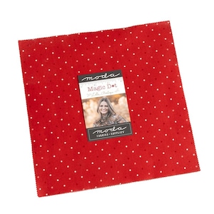 Magic Dot Layer Cake von Lella Boutique, Moda-Stoff, Zugeschnittene 10-Zoll-Quadrate