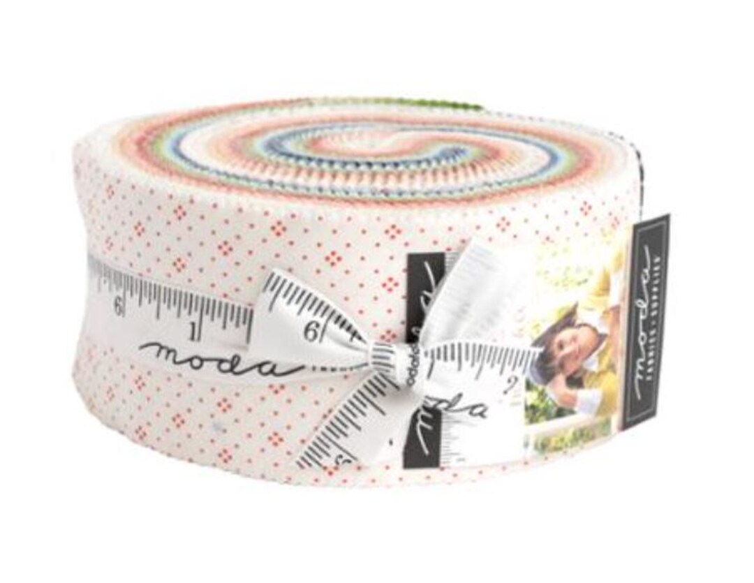 Eyelet Jelly Roll by Fig Tree & Co, Moda Fabric, Precut 2.5" Strips ...