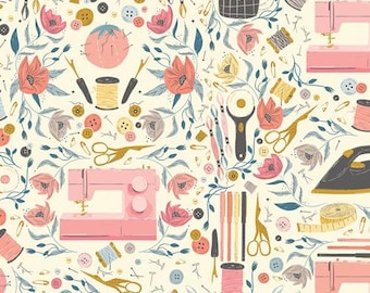 Sew Obsessed Yardage Sew Essentials by AGF Studio, Sold in 1/2 yard increments, Art Gallery Fabrics, SEW24900