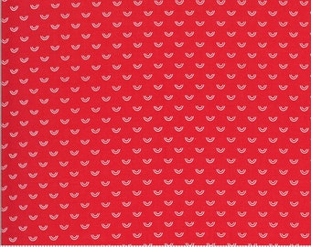 Shine On Yardage Over the Rainbow Red White, Bonnie & Camille, Sold in 1/2 yard increments, Moda Fabrics, 55218 11