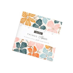 Things Above Charm Pack by Fancy That Design House, Moda Fabrics, Precut 5" Squares