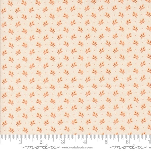 Pumpkin Spice Gatherings Yardage Leaf Blender Cream Pumpkin, Primitive Gatherings, Sold in 1/2 yard increments, Moda Fabrics, 49292 12