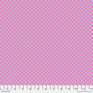 Untamed Yardage Check Please Nova by Tula Pink, Sold in 1/2 yard increments, Free Spirit Fabrics, PWTP242.NOVA