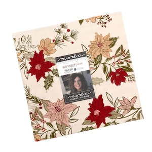 Old World Yuletide Layer Cake by Fancy That Design House, Moda Fabric, Precut 10" Squares