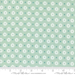 Laguna Sunrise Meterarbeit Blütenblatt Floral Dots Home Town Sky von Sherri & Chelsi, Verkauft in 1/2 Yard Schritten, Moda Fabrics, 37683 15