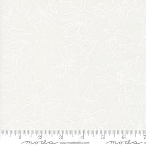 Kindred Yardage Cloud Golden Poppy Florals by 1 Canoe 2, Sold in 1/2 yard increments, Moda Fabrics, 36072 11