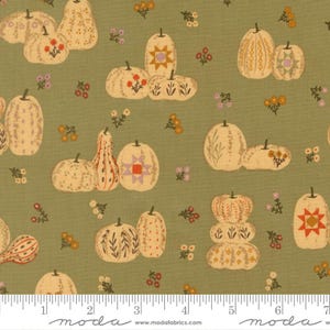 Windfall Yardage Pumpkin Patches Fall Meadow, Fancy That Design House, Sold in 1/2 yard increments, Moda Fabrics 45653 21
