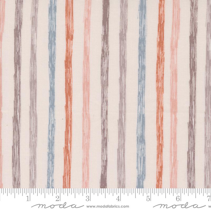 Chirp Yardage Just Stripes Cloud by Elena Amo, Sold in 1/2 yard increments, Moda Fabrics, 39037 11