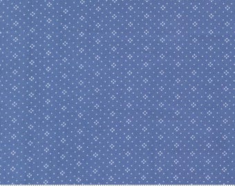 Tecido Rosie Yardage Eyelet Blender Basic Denim Jeans da Fig Tree & Co., Moda Fabrics, vendido em incrementos de 1/2 jarda, 20488 129