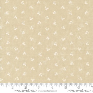 Blackbirds Nest Yardage Petite Petals Ditsy Tan Tonal, Kansas Troubles Quilters, Sold in 1/2 yard increments, Moda Fabrics, 9755 21