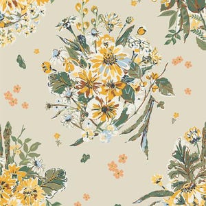 Potager Yardage Spring Bounty Heirloom by Sharon Holland, Sold in 1/2 yard increments, Art Gallery Fabrics, PTG43400