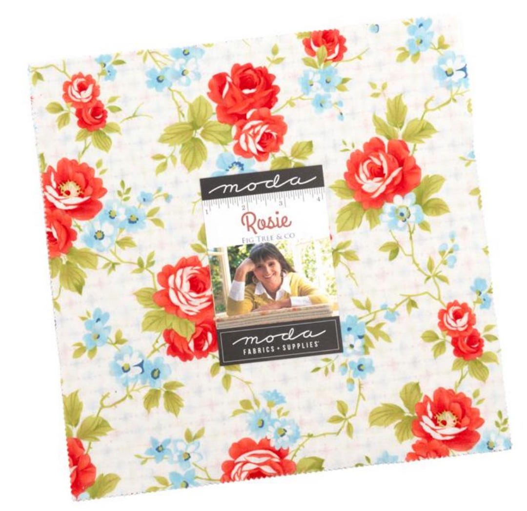 Rosie Layer Cake by Fig Tree & Co., Moda Fabric, Precut 10" Squares - Etsy