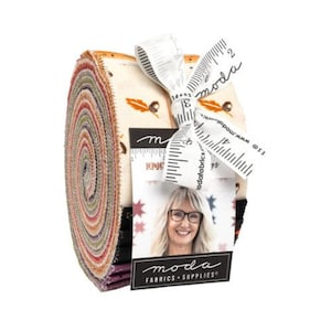 Pumpkin Spice Gatherings Jelly Roll by Primitive Gatherings, Moda Fabric, Precut 2.5&quot; Strips