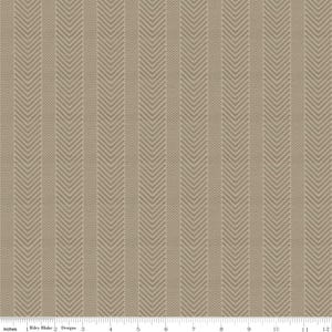 Wake at the Lake Yardage Herringbone Beach by Tara Reed, Sold in 1/2 yard increments, Riley Blake Designs, C14893 Beach