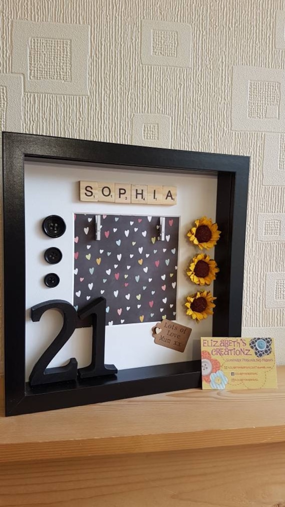 Personalised Birthday Floral Candle Gift Present Keepsake 50th 60 70 80 90 Any