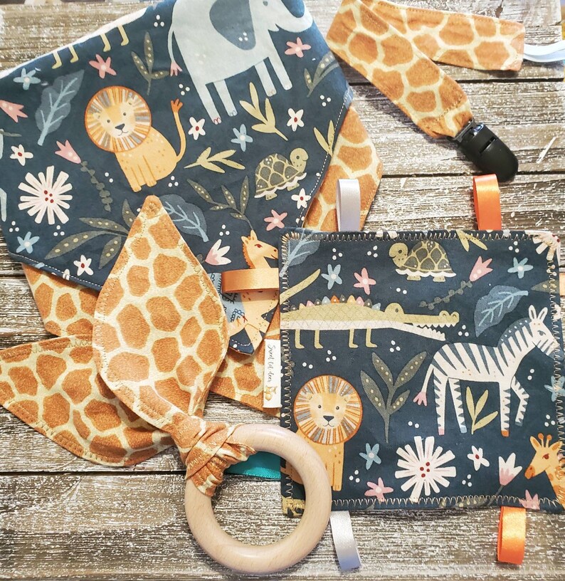 Cutest zoo Reversible gift set Etsy