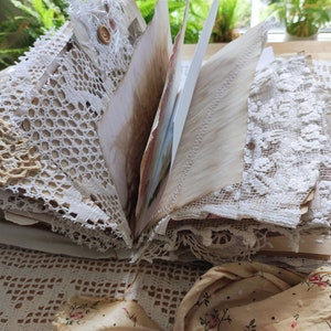 Basic Junk Journal Handmade Book Kit 6.5x5, Rustic Wedding Basic Junk Journal Handmade Book Kit 6.5x5, Rustic Wedding