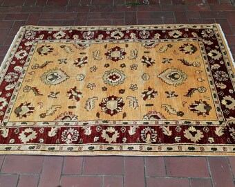 Vintage Style Area Rug, Floral Design Carpet, Home Decor Rug