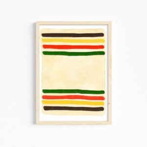 Southwestern Glacier National Park Wool Blanket Pattern Art Print Poster Watercolor 8X10&quot; 11 x14&quot; 16X18 18X24&quot; 24X36&quot;