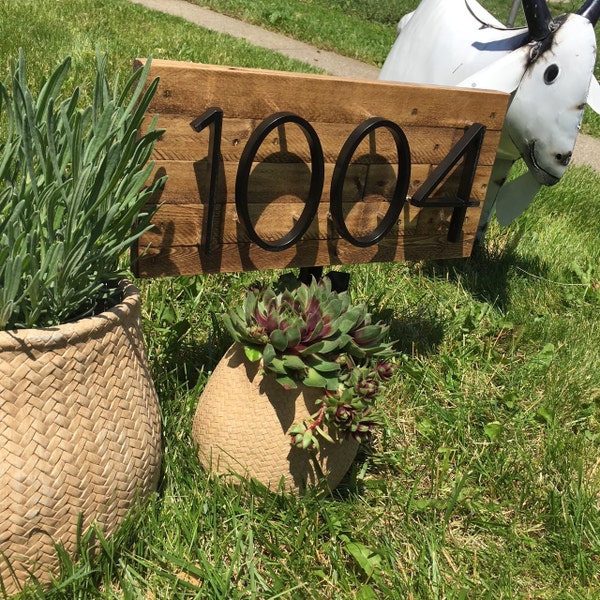 Wood Address Sign - Etsy