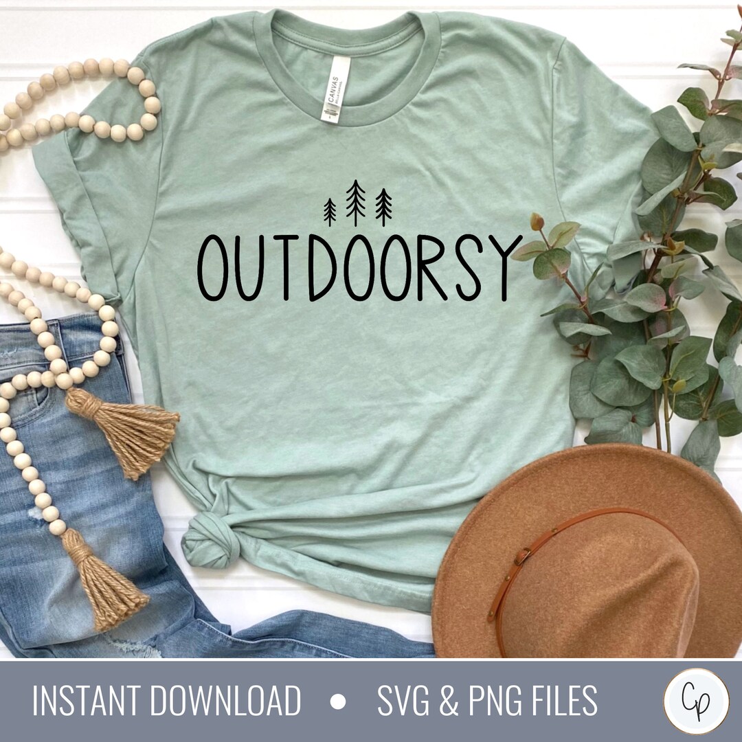 Outdoorsy SVG Camping Svg Adventure Svg Summer Svg - Etsy