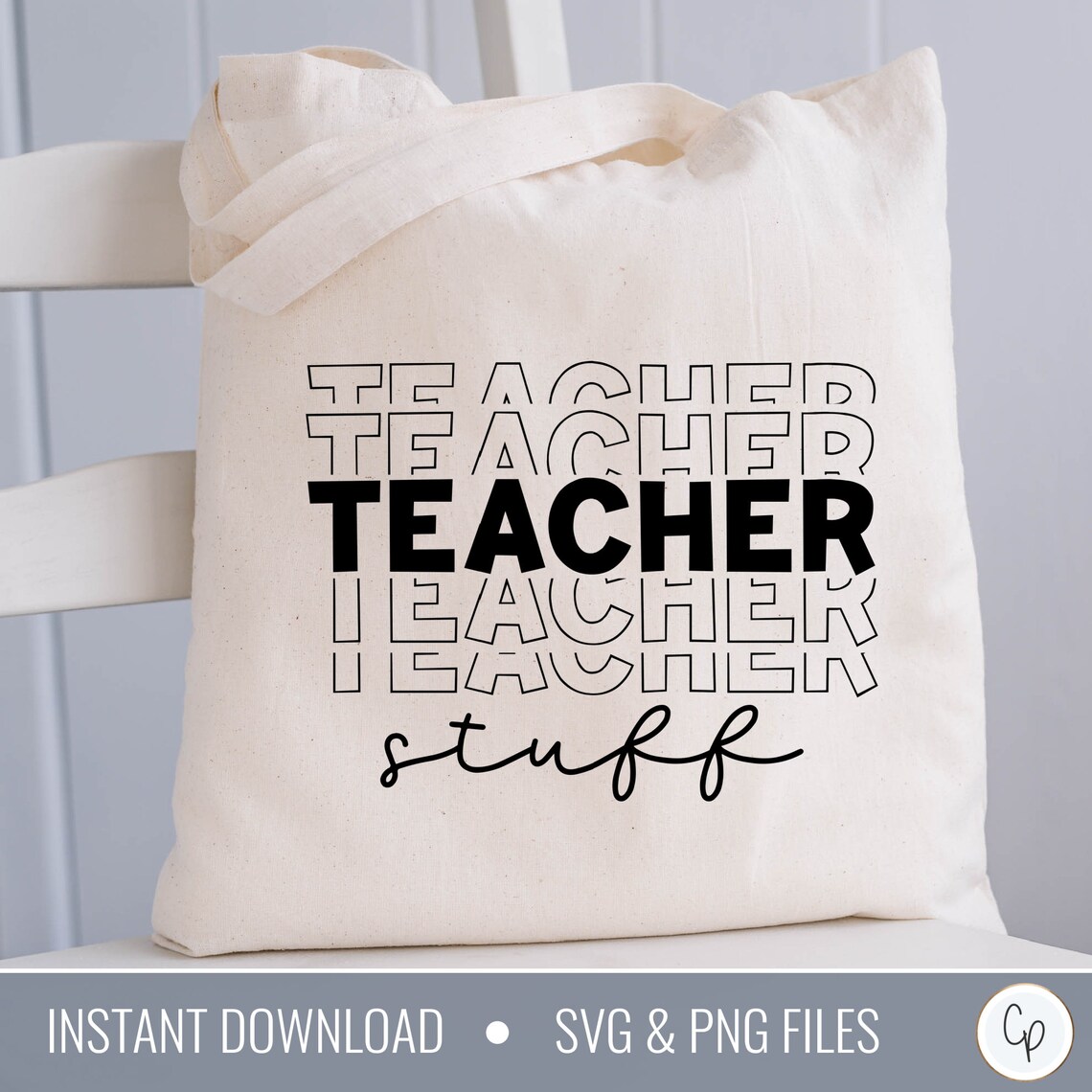 Teacher Stuff SVG Teacher Tote Bag Svg Tote Bag Svg Funny Tote Svg Book ...