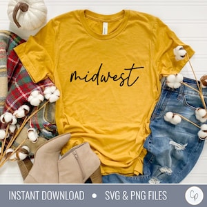 SVG du Midwest | Midwest est le meilleur Svg | Pays fille Svg | Ferme fille Svg | Fichiers de coupe de t-shirt | Iowa amour svg | Vie rurale svg | État svg