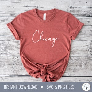 Chicago SVG | Chicago Illinois Svg | Cidade Svg | EUA SVG | arquivos de corte de camiseta | Chicago Amor svg | Cidade Ventosa svg